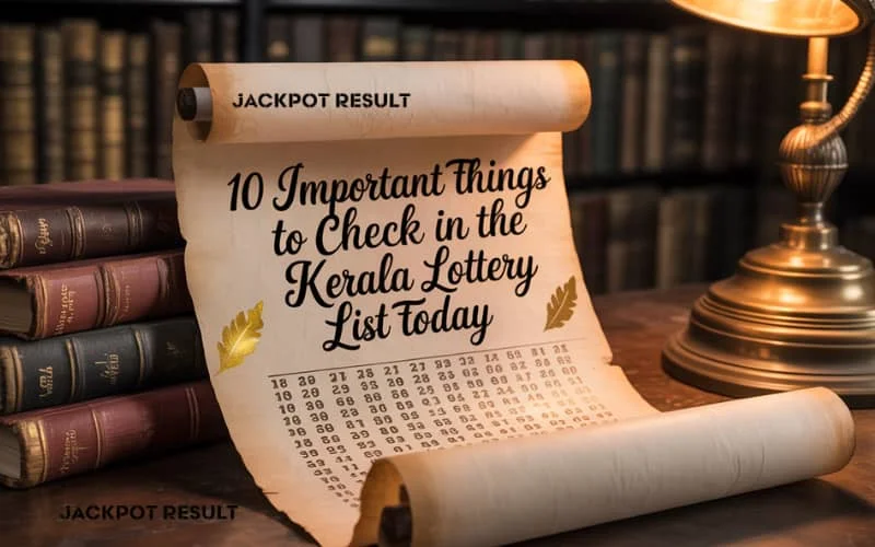 kerala lottery list